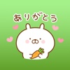 Fluffy White Bunny Bear Japanese Stickers