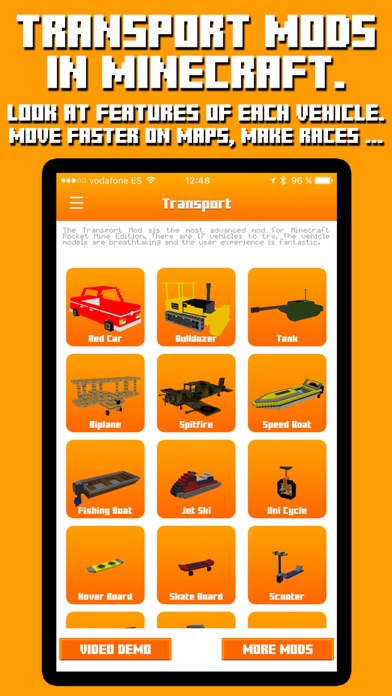 TRANSPORT MODS for MINECRAFT Pc EDITIONのおすすめ画像1