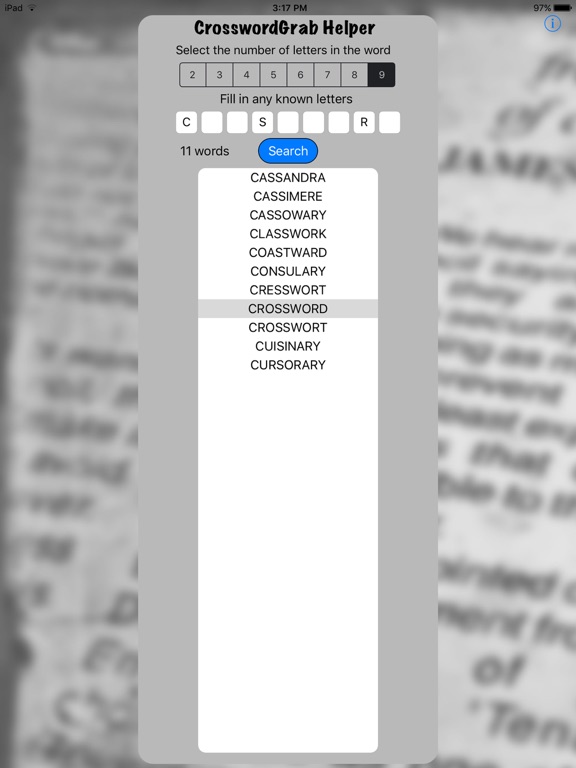 Screenshot #6 pour CrosswordGrab Helper