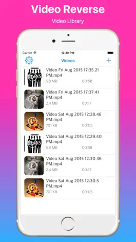Game screenshot Video Reverse Pro apk