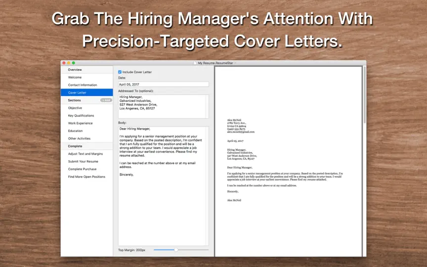 Capture d'écran de Resume Star: Pro CV Designer sur iPhone 5