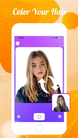 Game screenshot Hair Color Changer Hair Try On mod apk