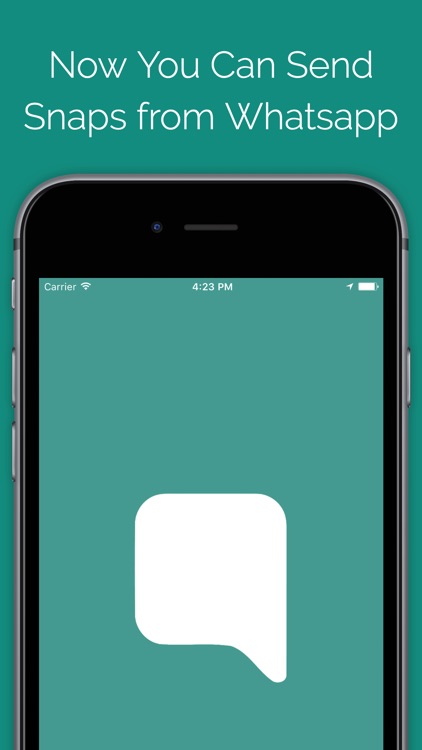 Snap for WhatsApp - Send Disappearing Snap Pics!