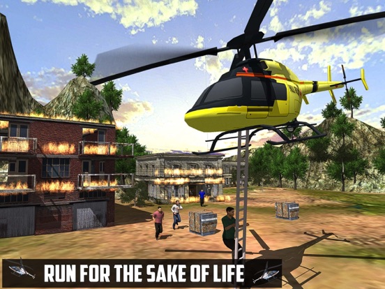 Helicopter Rescue Ambulance 3D iPad screenshot