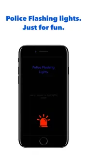 police flash lights iphone screenshot 1