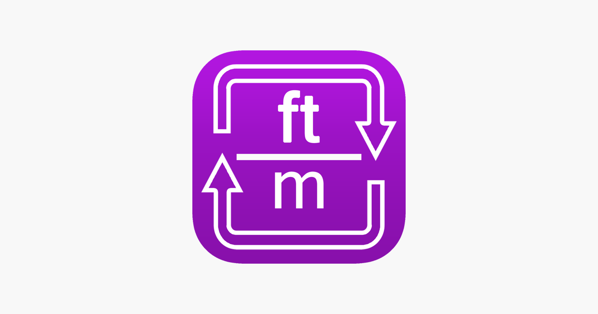 Voeten naar meters en meters naar voeten omrekenen in de App Store