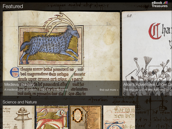 eBookTreasures iPad screenshot 1 - Book app