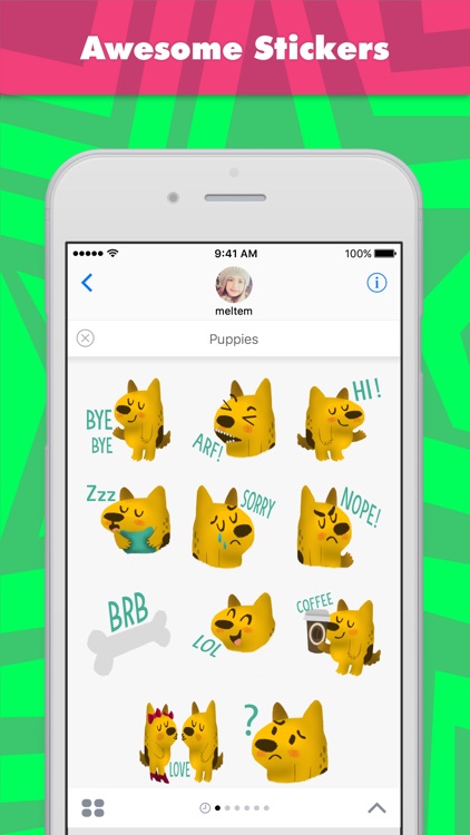 Puppies stickers by meltem