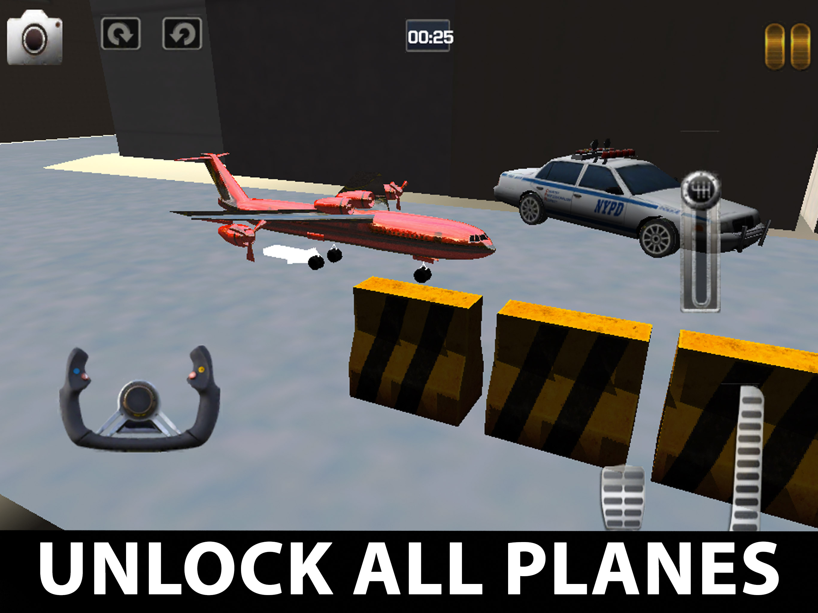 Plane Rescue Parking 3D Game