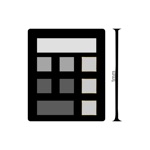Download Calculator + AR Ruler BLACK #1 app
