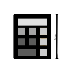 ‎Calculator + AR Ruler BLACK #1
