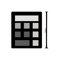 Icon Calculator + AR Ruler BLACK #1