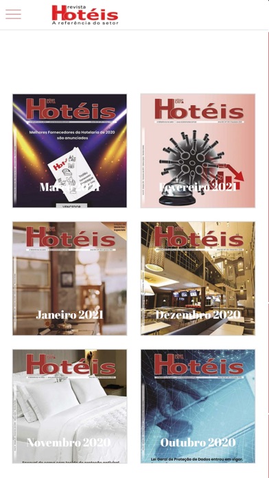 Revista Hotéis Screenshot