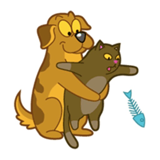 Cat And Dog Stickers icon