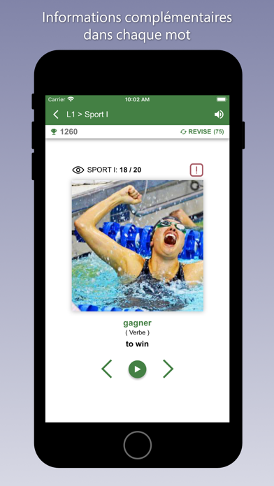 Screenshot #3 pour Apprendre Français - Bilinguae