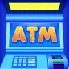 ATMシミュレーター、お金とクレジットカード 現金自動預け払い機