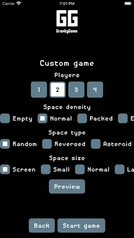 Game screenshot GG - Gravity Game hack
