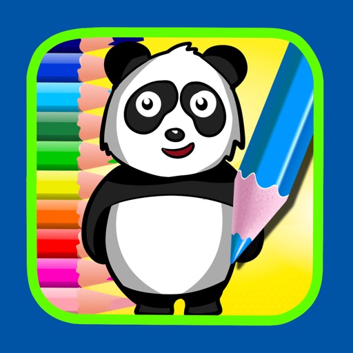 kids colouring book drawing panda gamekanya pak