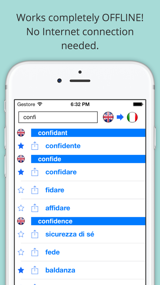Offline English Italian Dictionary (Dizionario) - 2.4.0 - (iOS)