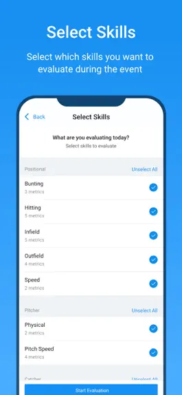 Game screenshot SkillShark Athlete Evaluations apk