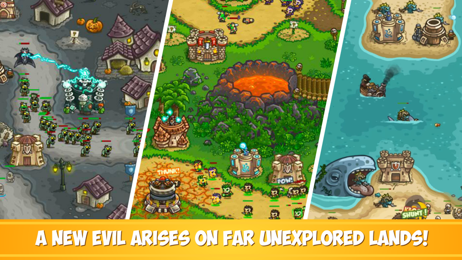 #2. Kingdom Rush Frontiers TD (iOS) Podle: Ironhide S.A.