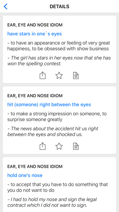 Eyes & Sports idioms Screenshot