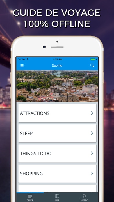 Screenshot #1 pour Séville Guide Voyage avec Offline Maps