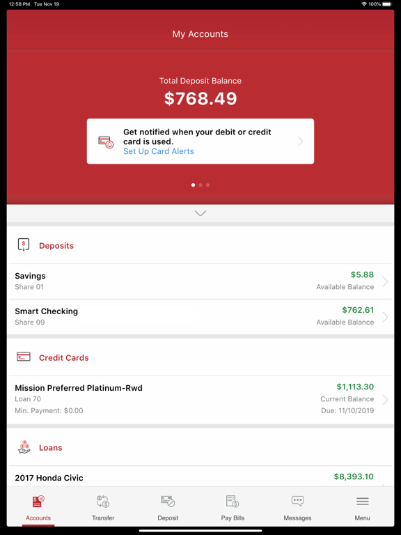 Screenshot #5 pour Mission Fed Mobile Banking
