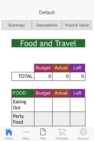 Holiday Budget screenshot 2