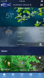 cbs 6 richmond, va. weather iphone screenshot 3