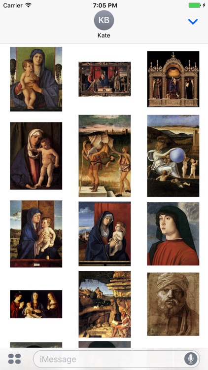 Giovanni Bellini Artworks Stickers screenshot-3