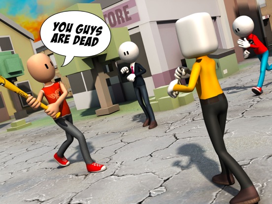 Angry Stick Fighter 2017 iPad screenshot 3 - Games app