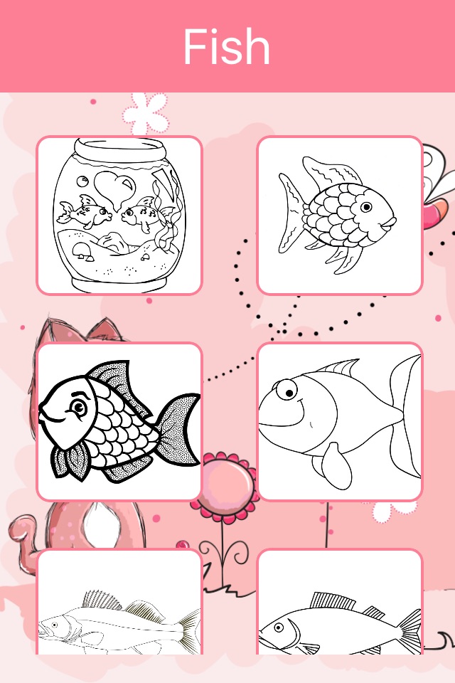 Fish Coloring Book: Color & Draw Sea Animals screenshot 3