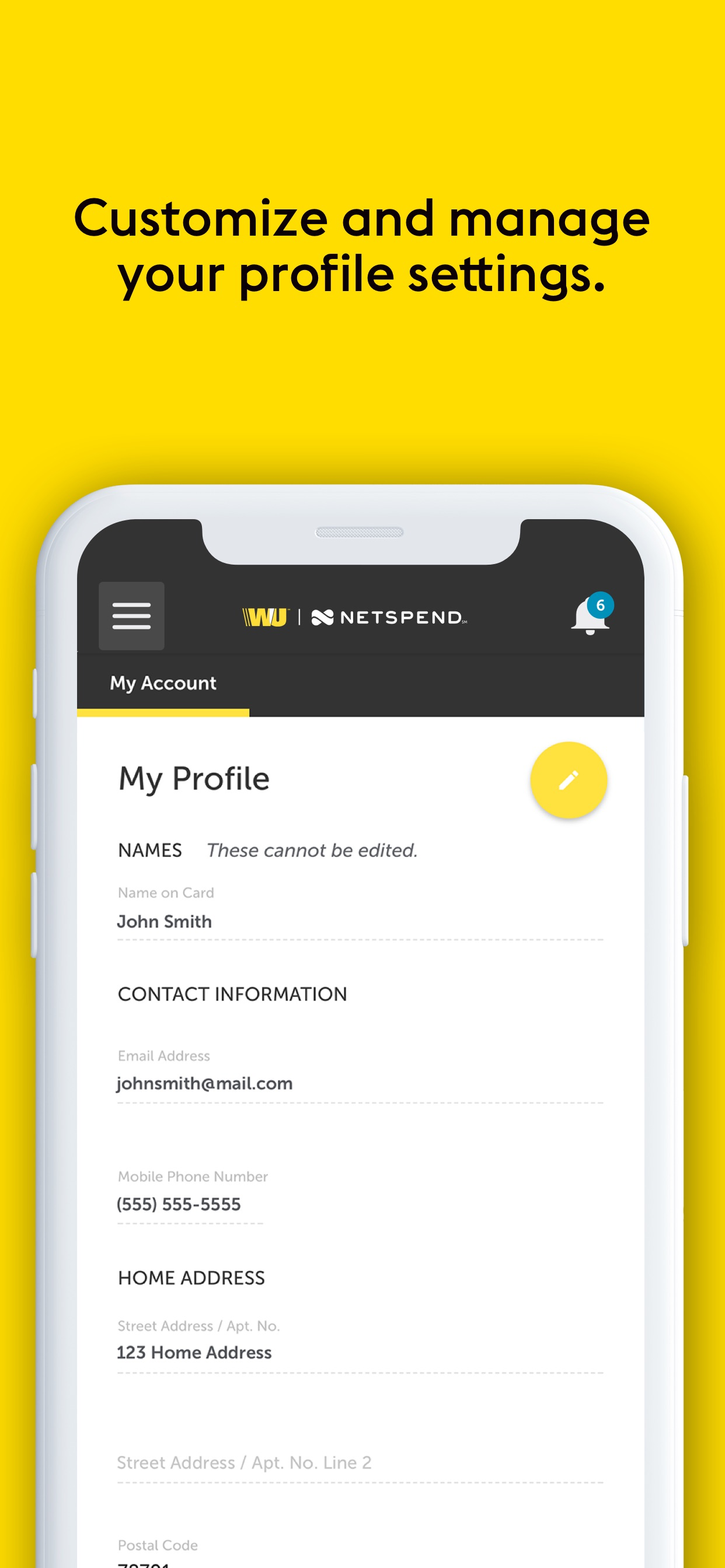 Western Union Netspend Prepaid screenshot 5