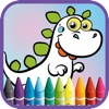 Dinosaur Coloring Games Puzzle icon