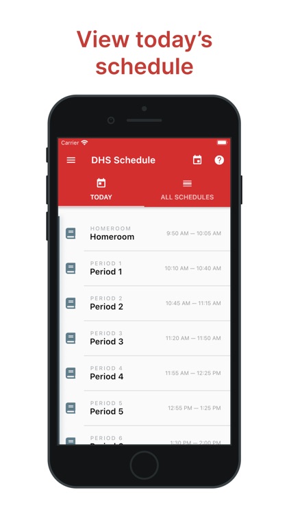 DHS Schedule App