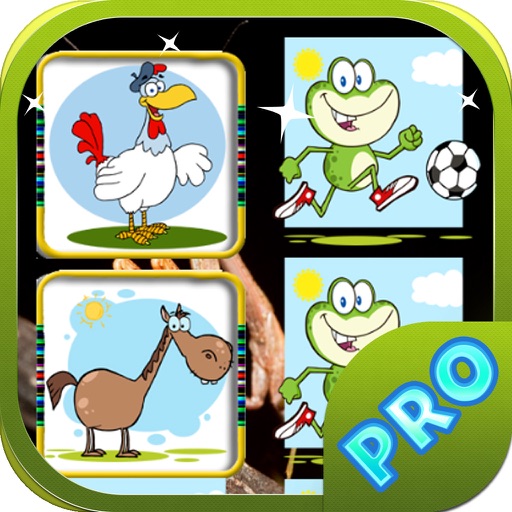 Kids Memory Game Animals & Animal Color Book Kids iOS App
