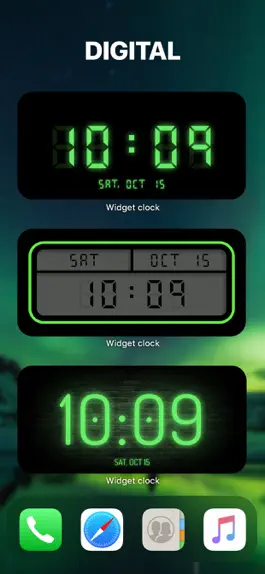 Game screenshot Clock Widget for Home Screen + apk