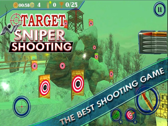 Target Sniper Shooting 3d iPad screenshot 1 - Games app