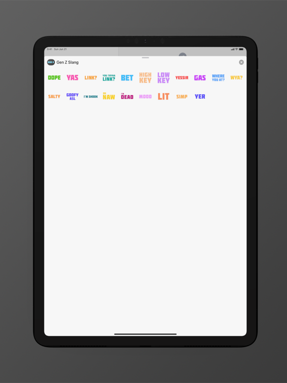 Screenshot #4 pour Gen Z Slang Sticker Pack