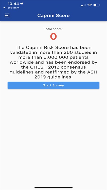 v-WIN Caprini score screenshot-3