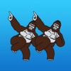 Animated Dancing Gorilla Sticker