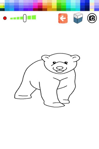 20 Bear - Zoo Animals Coloring book for Kids screenshot 2