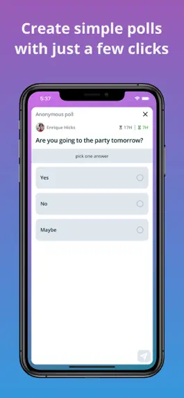 Game screenshot Poll For All - Poll Maker mod apk