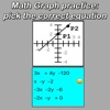 Math Graph practice: pick the correct equation