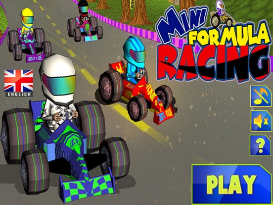 mini formule racing - 3d formule kids racespel iPad app afbeelding 1