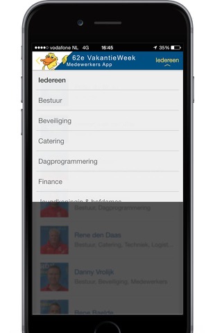 VakantieWeek Vrijwilligers App screenshot 3