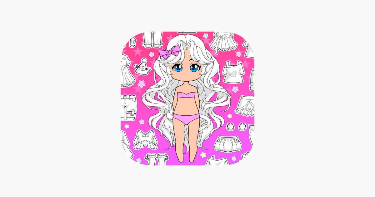 Bonecos chibi Jogos de vestir para meninas::Appstore