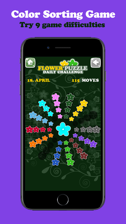 #1. Flower Sort Puzzle (iOS) Podle: dsgn s.r.o.