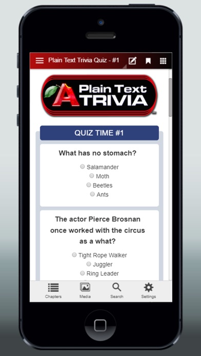 Animated Trivia Challenge Screenshot